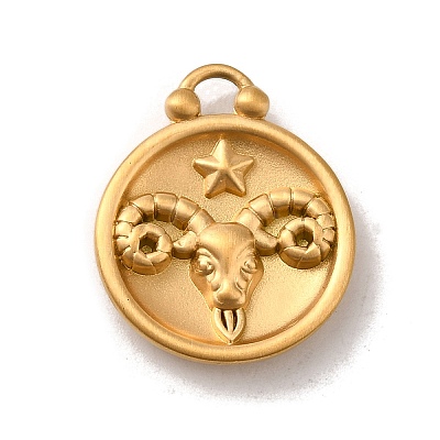 304 Stainless Steel Pendants STAS-L022-306MG-M-1