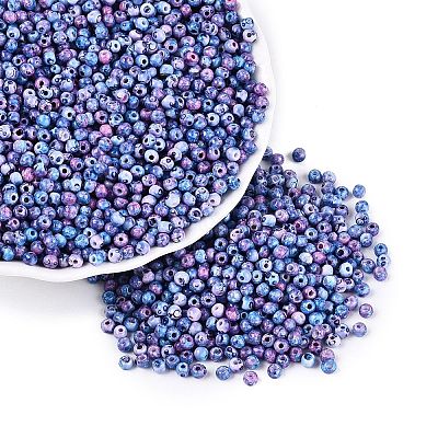 Picasso Glass Seed Beads GL-N001-01B-03-1