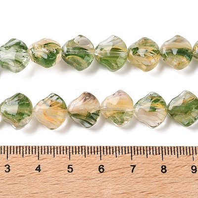 Inner Flower Handmade Lampwork Beads Strands LA-CBA3F7A-02F-1