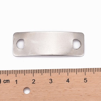 Tarnish Resistant Rectangle 304 Stainless Steel Links connectors STAS-I045-33-1