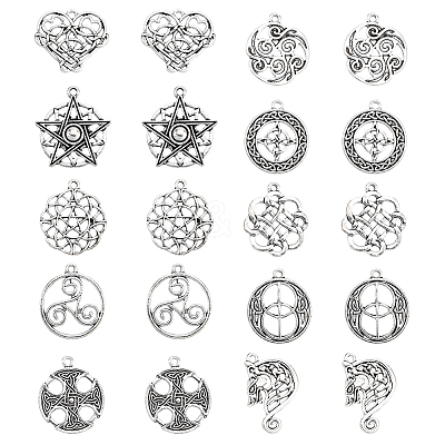 Tibetan Style Bookmark Cabochon Settings and Transparent Oval Glass Cabochons TIBE-SC0001-05-1