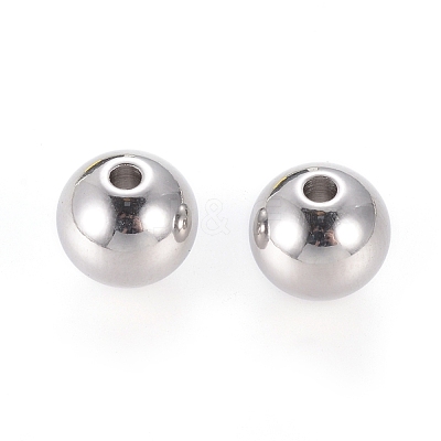 Tarnish Resistant 201 Stainless Steel Beads STAS-R033-8mm-1