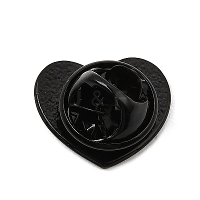 Alloy Enamel Lapel Pin Backs for Backpack Clothes AL-CBAA14E-03EB-01-1