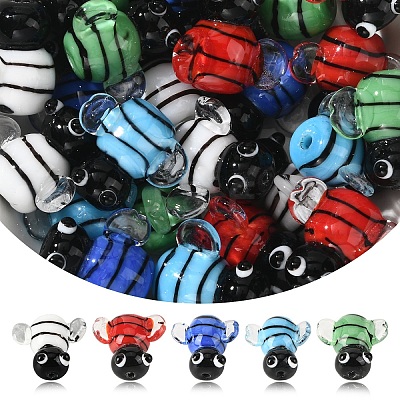 Handmade Lampwork Beads LAMP-YW0002-01A-1