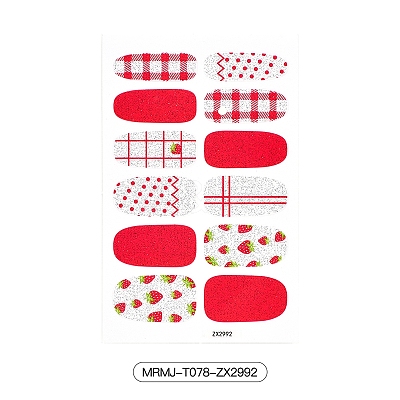 Full Wrap Gradient Nail Polish Stickers MRMJ-T078-ZX2992-1