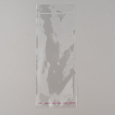 Rectangle OPP Cellophane Bags with Hanging Hole OPP-WH0011-03B-1
