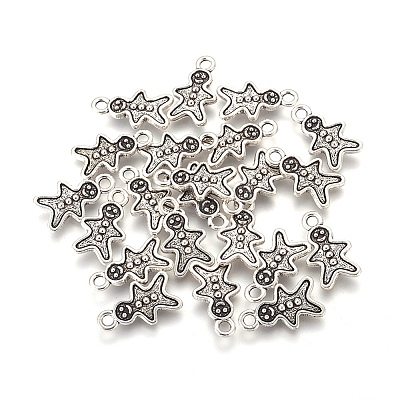 Tibetan Style Alloy Christmas Snowmen Pendant Settings for Enamel TIBEP-GC152-AS-NR-1