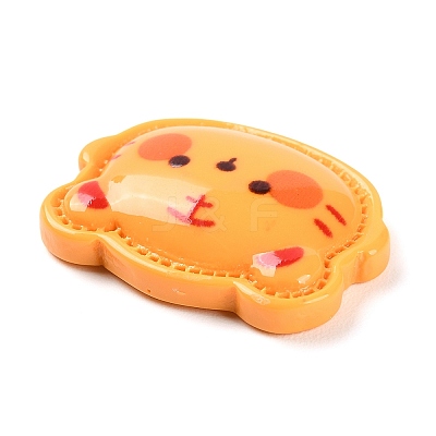 Animal Theme Opaque Resin Cabochons LS-RESI-E046-01B-1