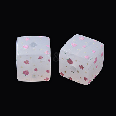Printed Acrylic Beads MACR-S374-11C-03-1