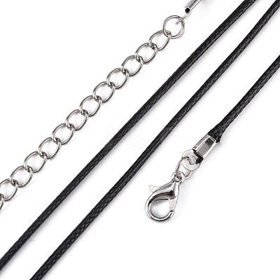 Korean Waxed Polyester Cord Necklace Making NJEW-JN01558-01-1