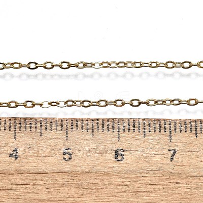 304 Stainless Steel Cable Chain Necklaces X-NJEW-E026-04G-B-1