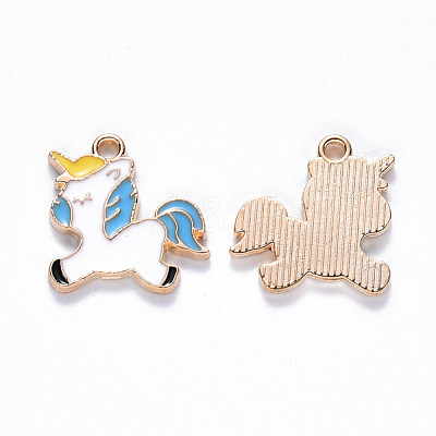 Alloy Enamel Pendants ENAM-N054-013A-1