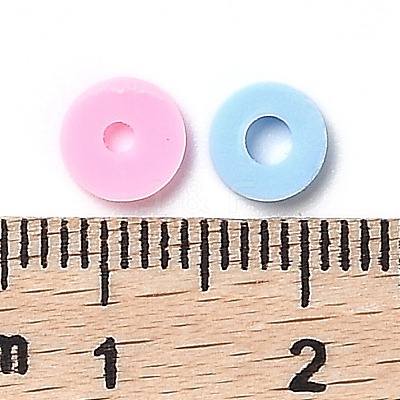 240g 24 Colors Handmade Polymer Clay Beads CLAY-JP0001-10-6mm-1