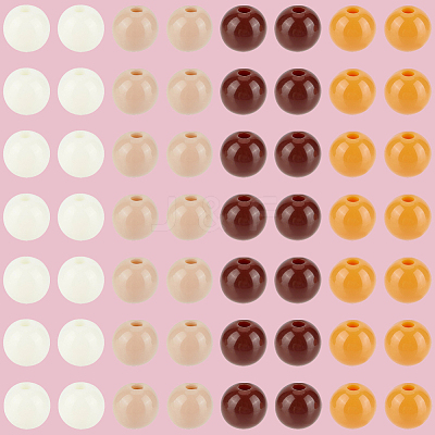 Opaque Acrylic Beads SACR-PA0001-04A-01-1