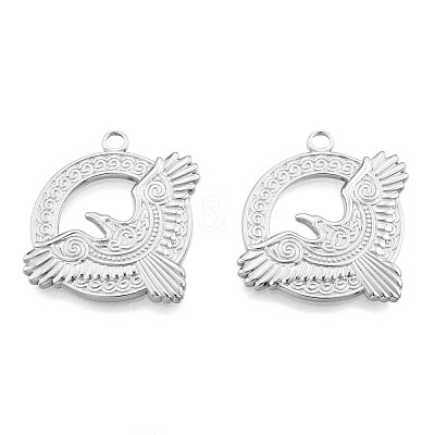 Non-Tarnish 201 Stainless Steel Pendants STAS-N098-268P-1