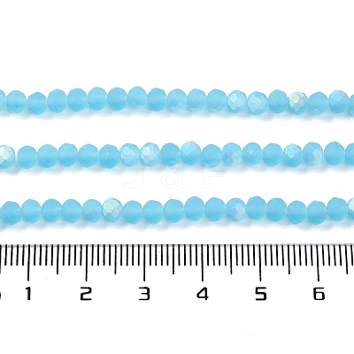 Transparent Glass Beads Strands X1-EGLA-A034-T4mm-MB08-1
