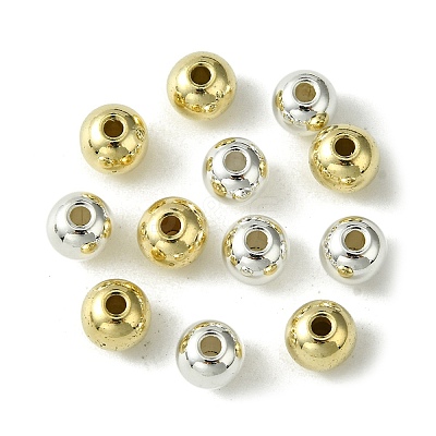200Pcs 2 Colors CCB Plastic Beads CCB-FS0001-07-1