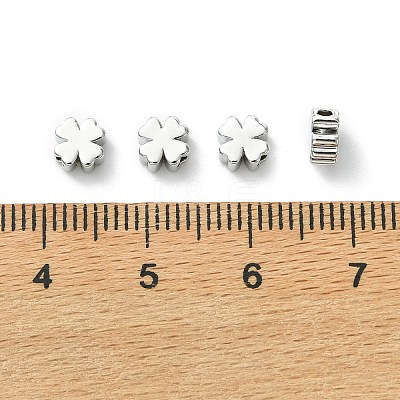 SHEGRACE Brass Clover Beads XGRPCU227-301P-1