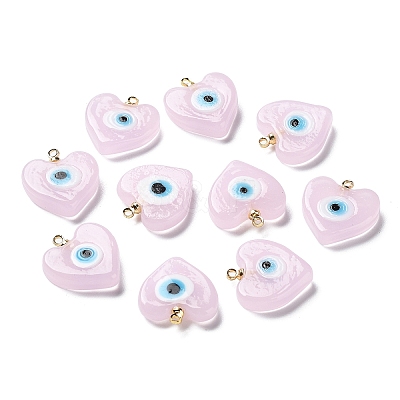 Handmade Lampwork Pendants LAMP-E030-01G-05-1