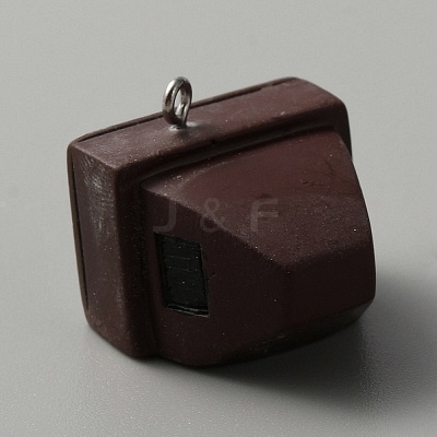 Opaque Resin Pendants RESI-TAC0002-73J-1