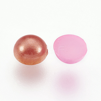 10000pcs ABS Plastic Imitation Pearl Cabochons SACR-S738-4mm-M-1