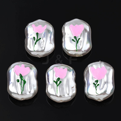 ABS Plastic Imitation Pearl Beads KY-N015-93-1