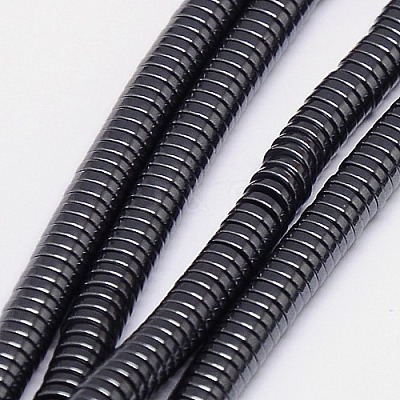 Non-magnetic Synthetic Hematite Beads Strands G-J164A-3mm-02-1
