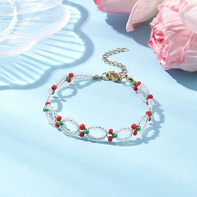 Glass Seed Beads Bracelets for Women X1-BJEW-TA00620-1