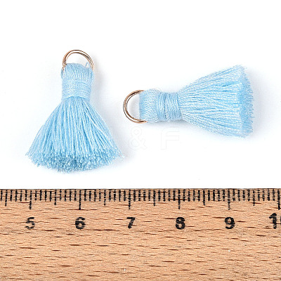 Polycotton(Polyester Cotton) Tassel Pendant Decorations FIND-S280-11-1
