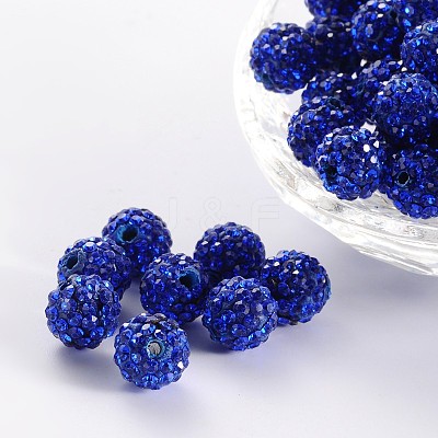 Pave Disco Ball Beads RB-PH0008-30E-1