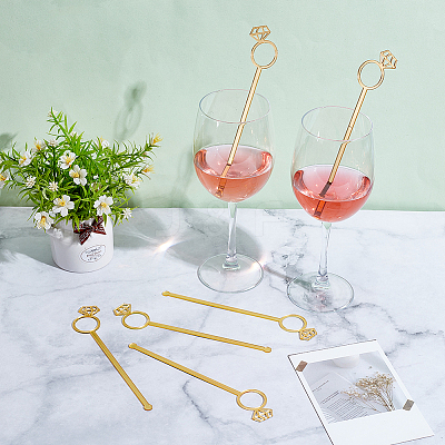 20Pcs Transparent Acrylic Stirring Rods MACR-GO0001-10-1