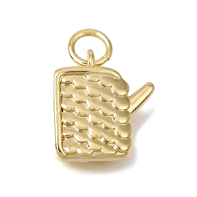 Brass Charms KK-CBAEEA8-03G-1
