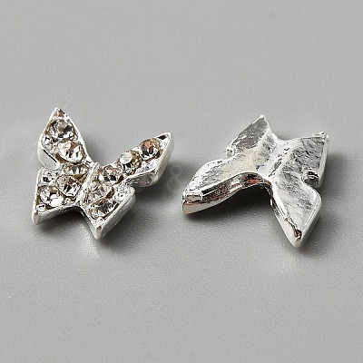 Alloy Rhinestone Cabochons MRMJ-WH0081-32S-1