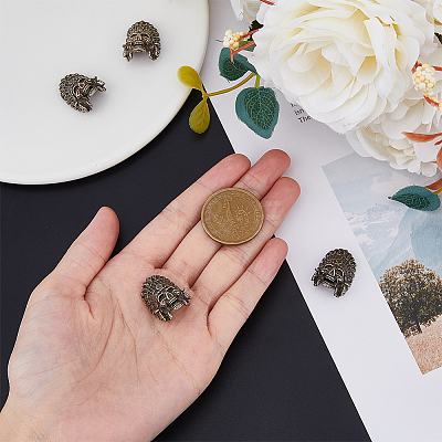 4Pcs Tibetan Style Alloy European Beads TIBEB-FH0001-40AS-1