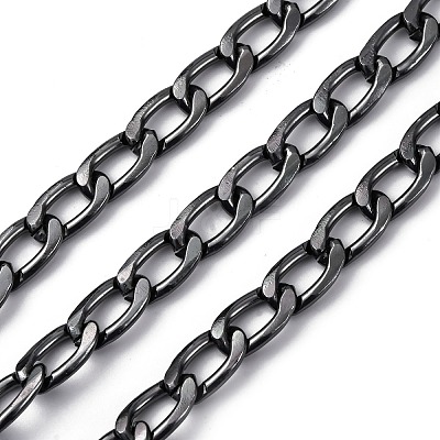 Oxidation Aluminum Cuban Link Chains CHA-D001-06B-1
