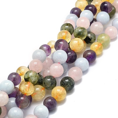 Natural Mixed Gemstone Beads Strands G-E576-06C-1