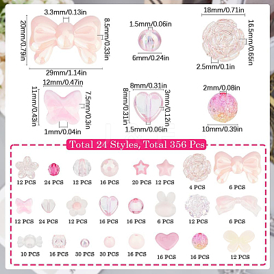 Acrylic & Plastic Beads Kits MACR-SP0001-49C-1