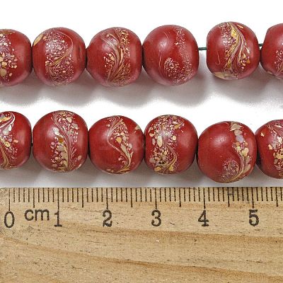Handmade Lampwork Beads Strands BLOW-D006-07C-1