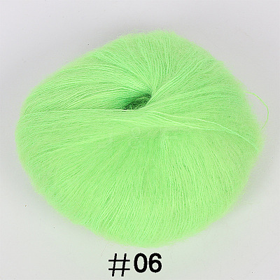 Soft Fuzzy Angora Mohair Wool Yarn PW22070125007-1