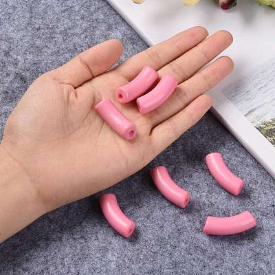 Opaque Acrylic Beads X1-SACR-S677-025-1