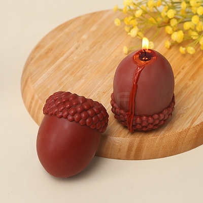 3D Acorn Scented Candle Silicone Molds PW-WG36973-01-1