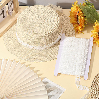 Flower Pattern Cotton Embroidery Lace Ribbon OCOR-CA0001-38A-1