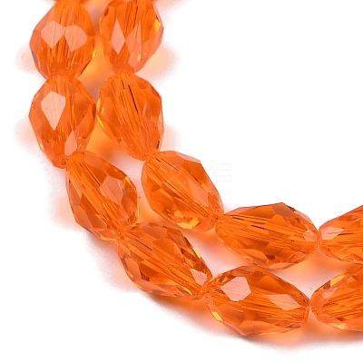 Transparent Glass Beads Strands EGLA-N013-T8mm-D09-1