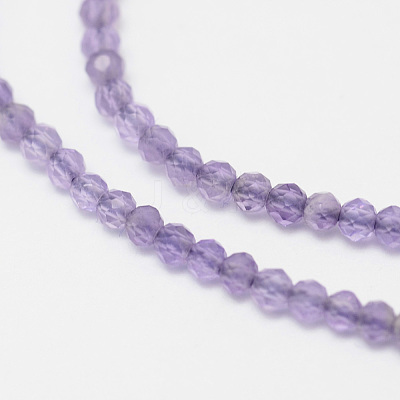 Natural Amethyst Bead Strands G-G936-2mm-26-1