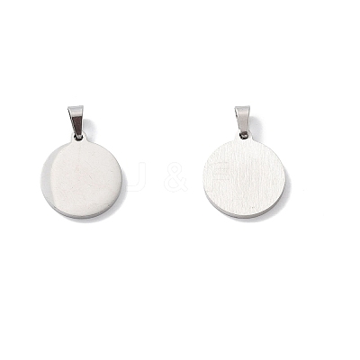 304 Stainless Steel with White Shell Pendants STAS-G268-01A-P-1