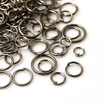 1 Box Iron Open Jump Rings IFIN-X0005-B-B-1