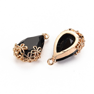 Transparent Glass Pendants X-GLAA-T007-05K-1
