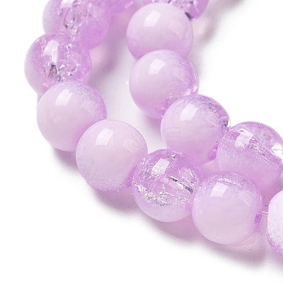 Crackle Glass Beads X1-GLAA-U001-8mm-04-1