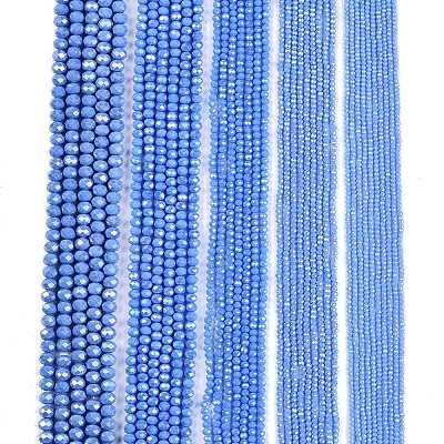 Electroplate Glass Beads Strands LS-EGLA-A044-P8mm-A17-1