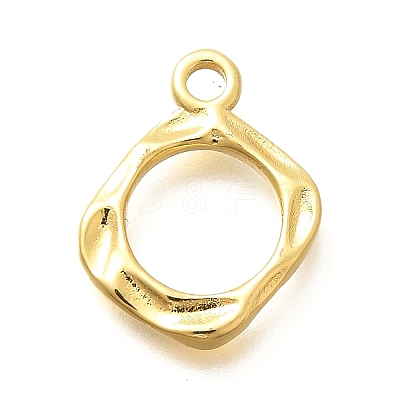 Rack Plating Brass Toggle Clasps KK-M309-45G-1